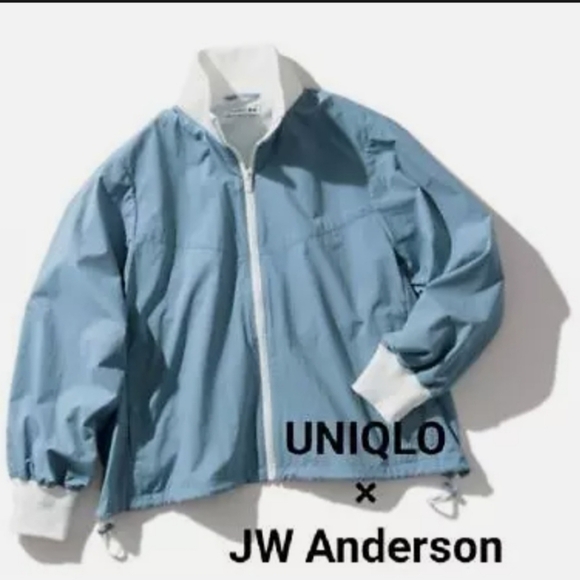 JW Anderson Uniqlo  Navy Unisex Tracksuit Set (A Ribbed Blouson+ Pants) - Picture 14 of 16